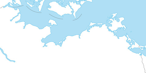 Ostseeküste als Karte