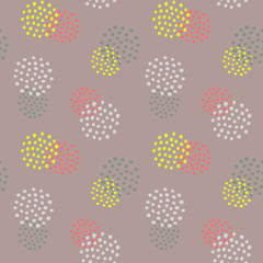 vector seamless pattern of geometric shapes