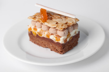 Piece of chocolate cake