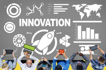 Innovation Idea Creative Aspiration Launch Concept