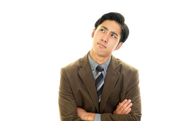 苦悩するビジネスマン