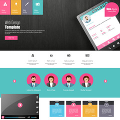 website template for smart phone company 