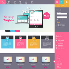 website template for smart phone company 
