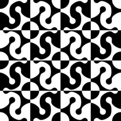 Seamless Star, Circle and Square Pattern