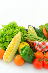 新鮮な野菜と果物