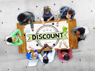 Discount Marketing Promotion Business Buying Concept