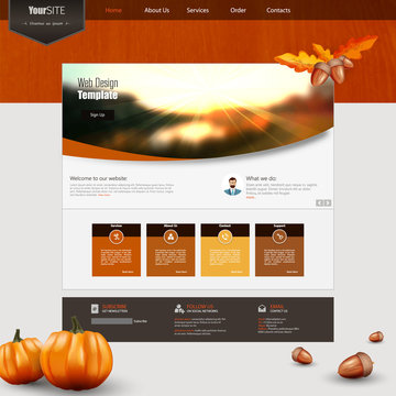 Autumn Theme Website template