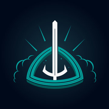 schwert vektor fantasie symbol