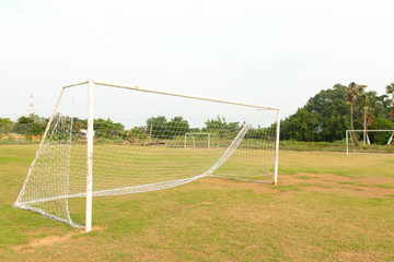abstract soccer goal net pattern