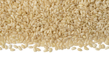 background of brown rice