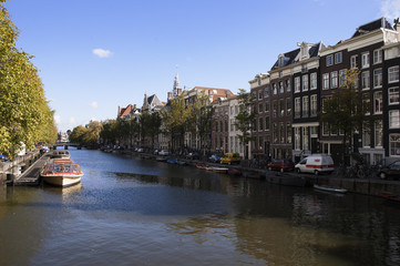 Fototapeta na wymiar Amsterdam, Canale