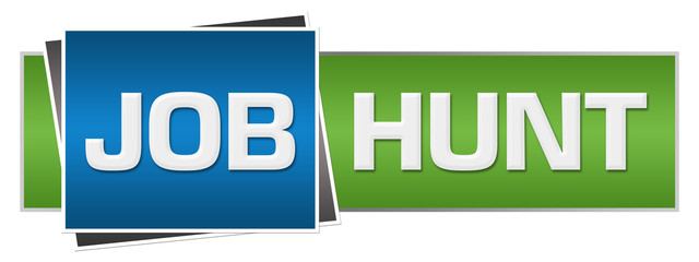 Job Hunt Green Blue Button Style 