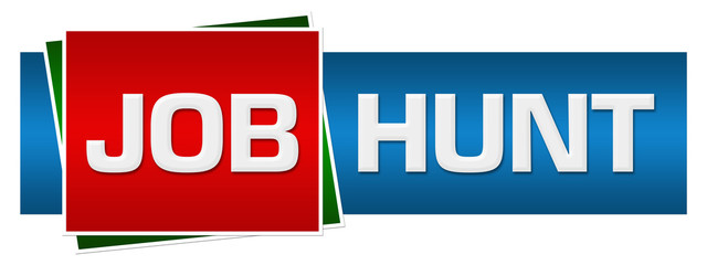 Job Hunt Red Blue Green Horizontal 