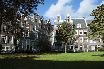 Fototapeta na wymiar Amsterdam, begijnhof