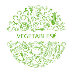 black icon vegetables vector set - 83251545