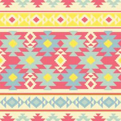 Ethnic carpet seamless pattern