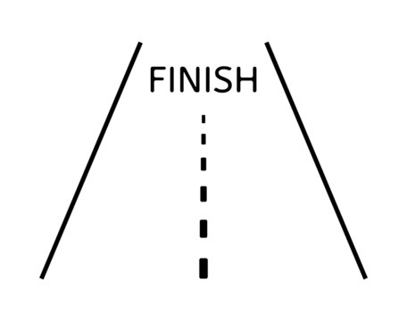 road and finish
