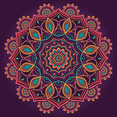 Ornamental mandala - obrazy, fototapety, plakaty