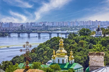 Poster Kiev city, Ukraine © Travel Faery
