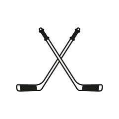 Hockey icon. Sport symbol. Flat