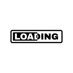 The loading icon. preloader symbol. Flat