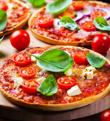 Traditional homemade pizza