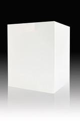 White paper box