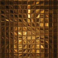 Luxury golden mosaic, gold background