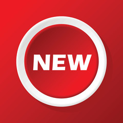 Snowflake icon on red