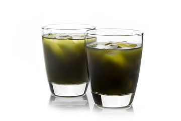 Glass of Ice Tiger Herbal Drink