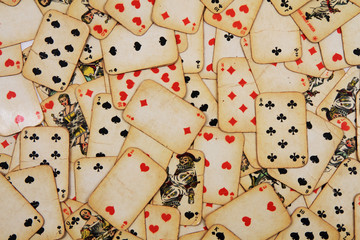 old playing cards