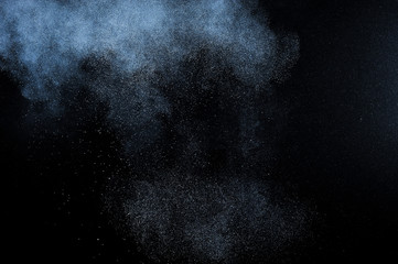 Fototapeta na wymiar abstract white powder explosion