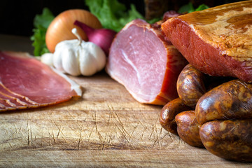  smoked sausage and meat