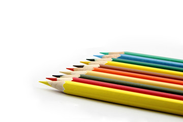 Crayons coloured pencils 