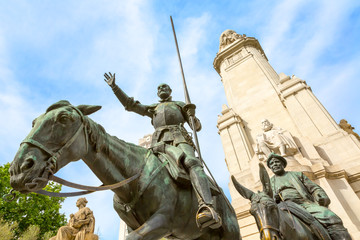 Don Quijote & Sancho Panza, Madrid.