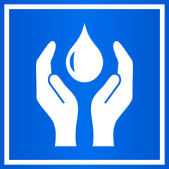 Save water emblem