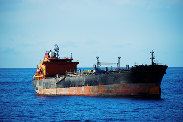 Fototapeta premium Ship on the Atlantic Ocean, Tenerife, Spain
