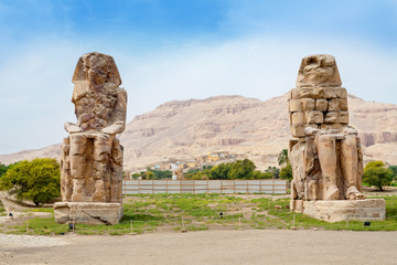 Colossi of Memnon. Luxor, Egypt