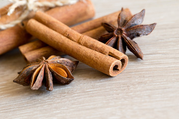 anise and cinnamon
