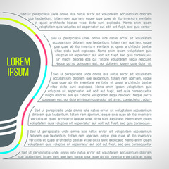 Obraz premium Vector business infographic template with a lamp. Suitable for
