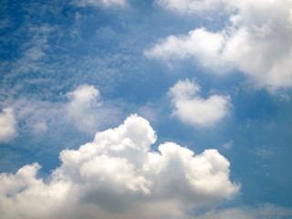 Clouds with blue sky