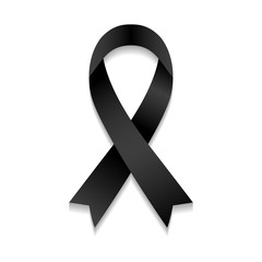 Black awareness ribbon