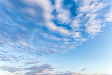 blue sky with cloud