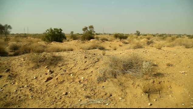 Desert Landscape in Rajasthan India