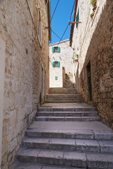 side street in  Croatia