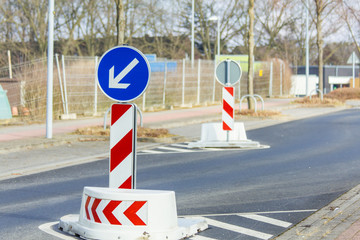 Road signs accompany us