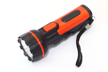 red black torch on a white background
