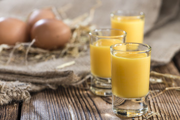 Homemade Egg Liqueur