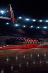 Fototapeta premium Basketball court. 