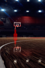 Fototapeta premium Basketball court.